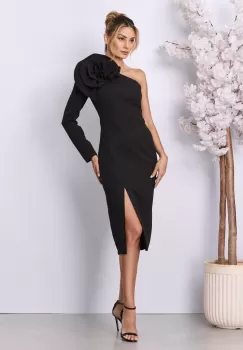 Rochie eleganta Giselle Neagra imagine