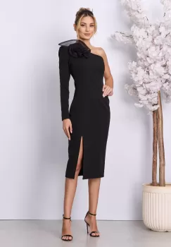 Rochie eleganta Kyrra Neagra imagine
