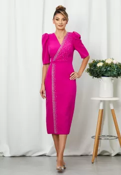 Rochie Elisha Fucsia imagine