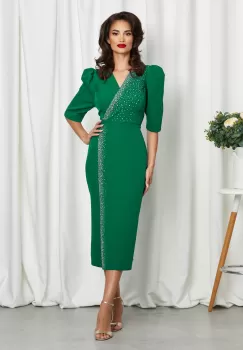 Rochie Elisha Verde imagine