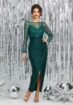 Rochie Fancy Verde imagine