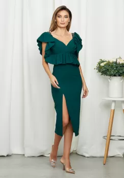 Rochie Fathia Verde imagine