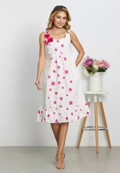 Rochie Flora Fucsia imagine