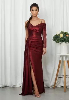Rochie Gracefull Bordo imagine