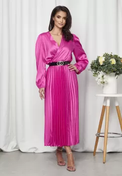 Rochie Hillary Ciclam imagine