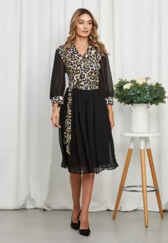 Rochie Irina Galben Multi imagine