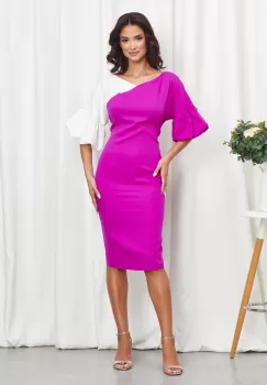 Rochie Isolda Ciclam imagine