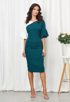 Rochie Isolda Verde imagine