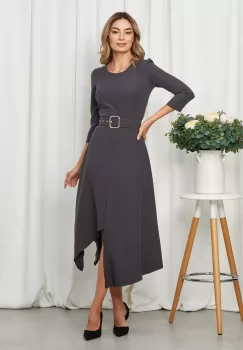 Rochie Kalina Gri Petrol imagine