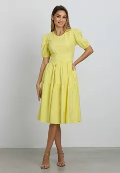 Rochie Leila Galbena imagine