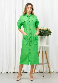 Rochie Lexie Verde Deschis imagine