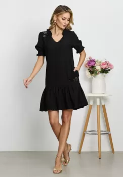 Rochie Loriana Neagra imagine