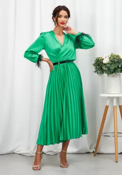 Rochie Matilda Verde Deschis imagine