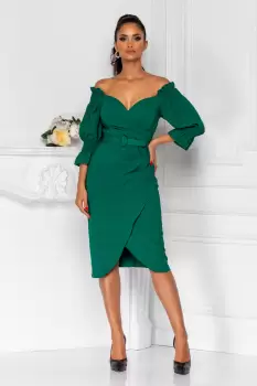 Rochie Minola Verde imagine