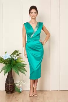 Rochie Moze Emerald Verde imagine