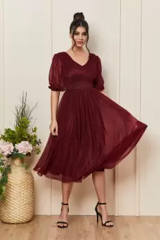 Rochie Nicolette Bordo imagine