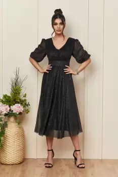 Rochie Nicolette Neagra imagine