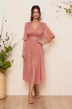 Rochie Nicolette Peach imagine