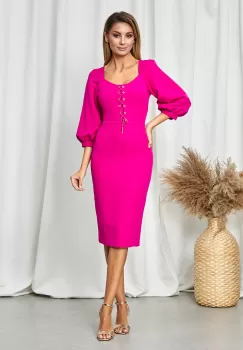 Rochie Nina Ciclam imagine