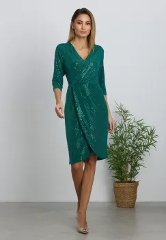 Rochie Norene Verde imagine