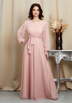 Rochie Ophelia Peach imagine
