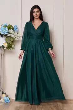 Rochie Ophelia Verde imagine