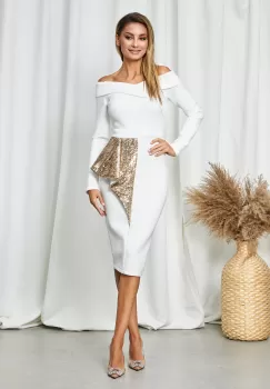 Rochie Pandora Alba imagine