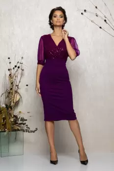 Rochie Pilar Mov imagine