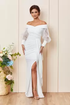 Rochie Priceless Alba imagine