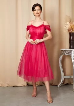 Rochie Queeny Fucsia imagine