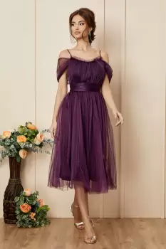 Rochie Queeny Violet imagine