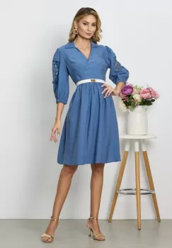 Rochie Radha Indigo imagine