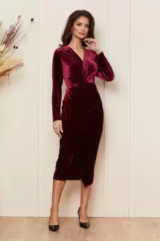 Rochie Raisa Bordo imagine