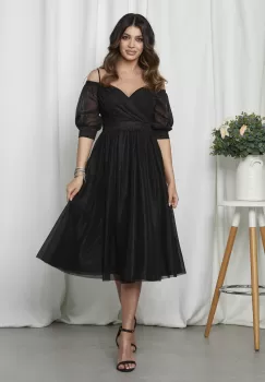Rochie Rosalinda Neagra imagine