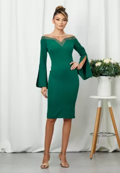 Rochie Seline Verde imagine