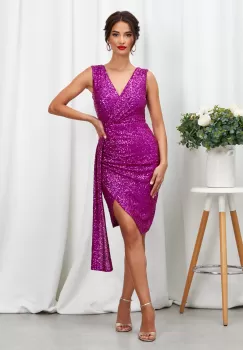 Rochie Sensy Fucsia imagine