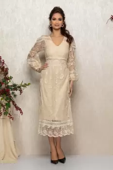 Rochie Shanya Nude - Rochii ieftine