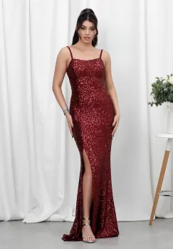 Rochie Shine Bordo imagine