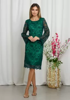 Rochie Sirrya Verde imagine