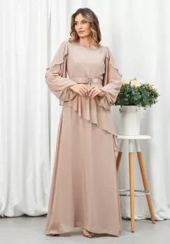 Rochie Tamisa Bej imagine