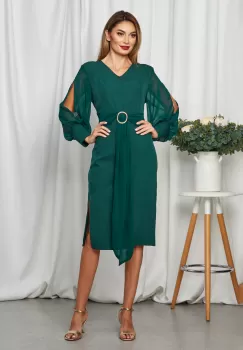 Rochie Thelma Verde imagine