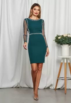 Rochie Tullia Verde imagine