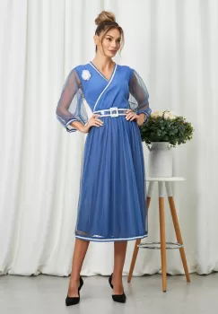 Rochie Vivy Albastra imagine