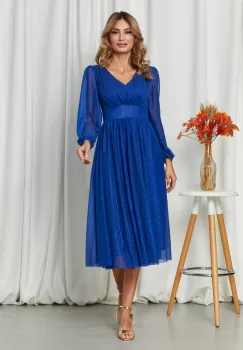 Rochie Wilma Albastru Regal imagine