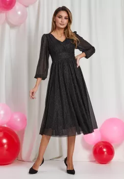 Rochie Wilma Argintie imagine