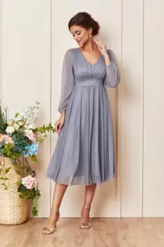 Rochie Wilma Gri Inchis imagine