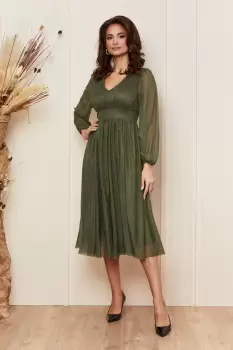 Rochie Wilma Kaki imagine