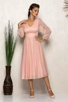 Rochie Wilma Peach imagine