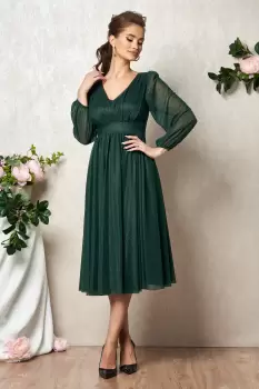 Rochie Wilma Verde imagine