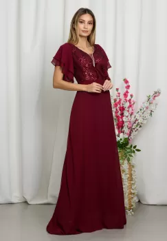 Rochie Wonderful Bordo imagine